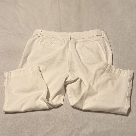 St John’s Bay size 14 white crop jeans with front and back pockets GUC - Picture 11 of 12